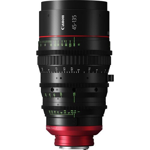 Canon CN-E 45-135mm T2.4 L Zoom Lens for Cinema EOS Cameras (EF Mount) - Professional Cine Lens for Filmmaking, Live Streaming & Broadcast Production