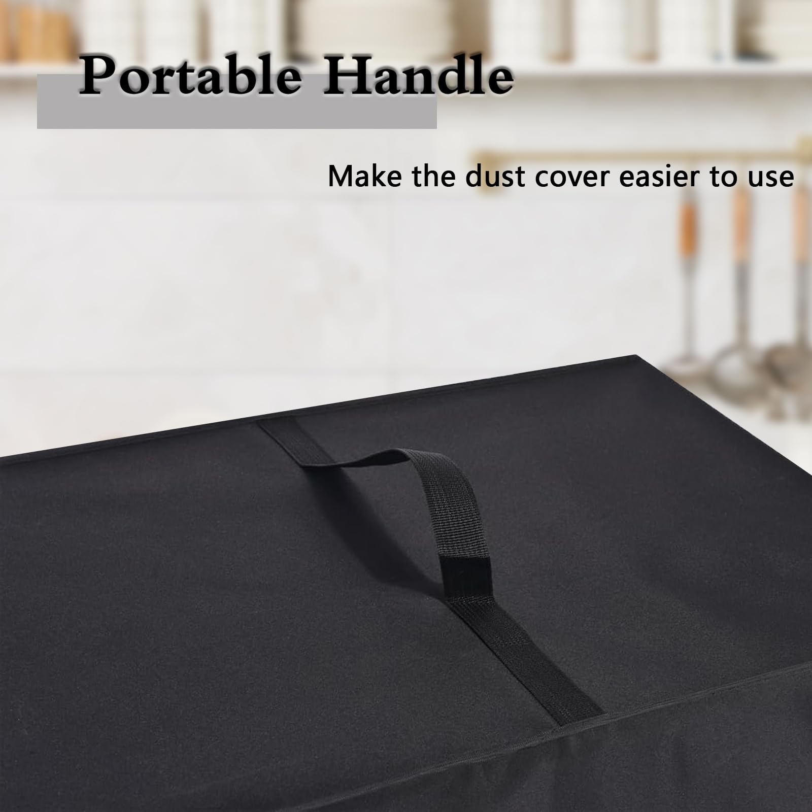 Heavy Duty Waterproof Dust Cover for BLACK+DECKER Cocktail Maker Machine BEHB101 - Heat-Resistant Protective Case for Drink Maker - Perfect for Home Bars, Parties & Kitchen Storage (Black)