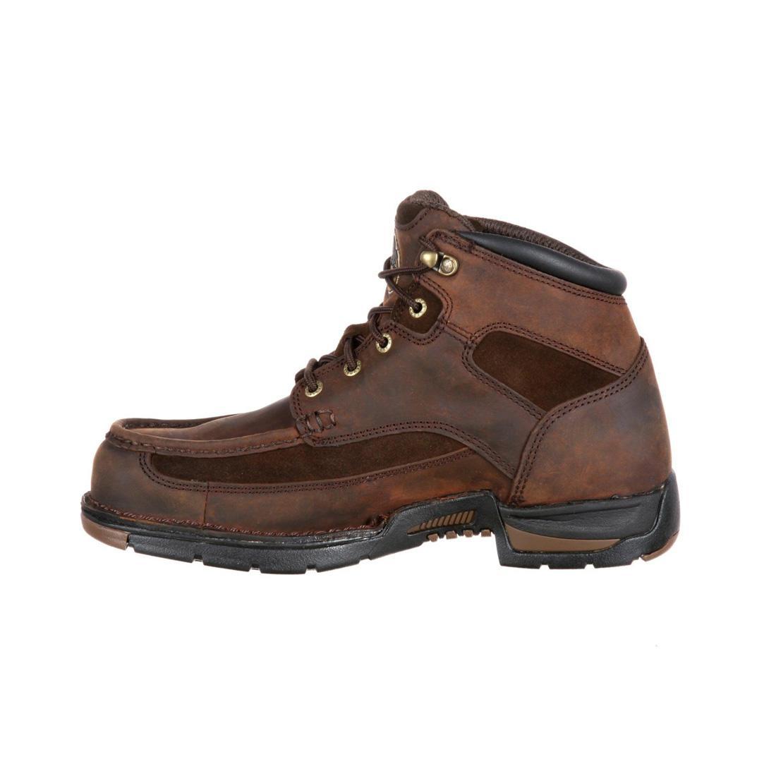 Georgia Athens Waterproof Work Boots for Men - Durable Steel Toe Safety Shoes for Construction & Outdoor Work - Slip Resistant & Comfortable for All-Day Wear