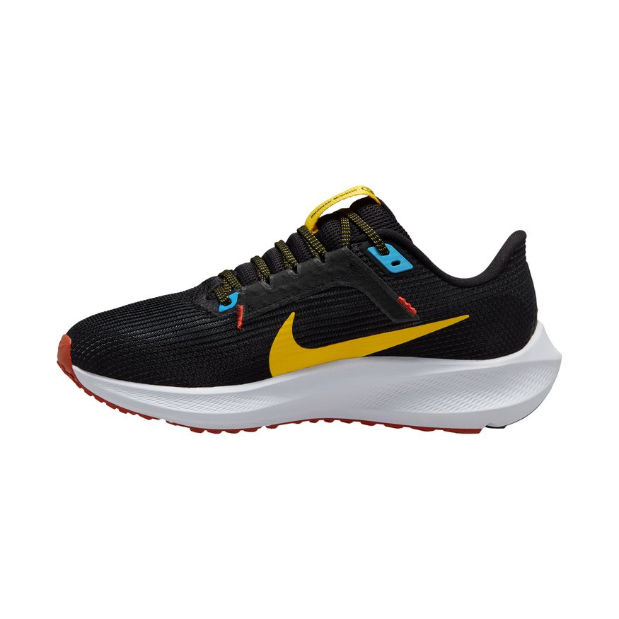Nike Women's Air Zoom Pegasus 40 Running Shoes - Black/Speed Yellow/Dark Smoke Grey - Lightweight Cushioned Sneakers for Road Running, Jogging & Gym Workouts