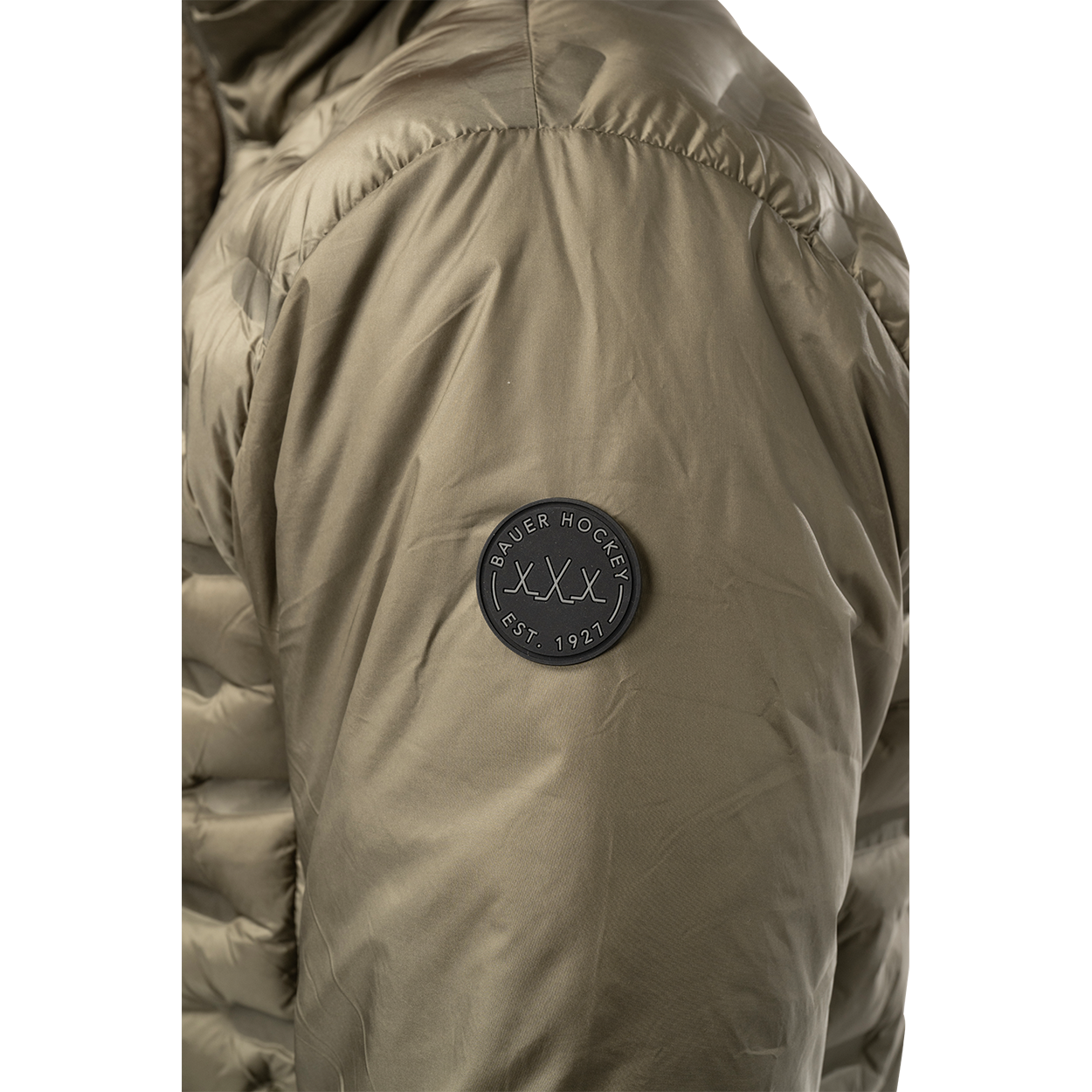 Bauer Hockey FLC Packable Puffer Jacket for Men - Lightweight Insulated Winter Coat for Hockey Players & Outdoor Activities