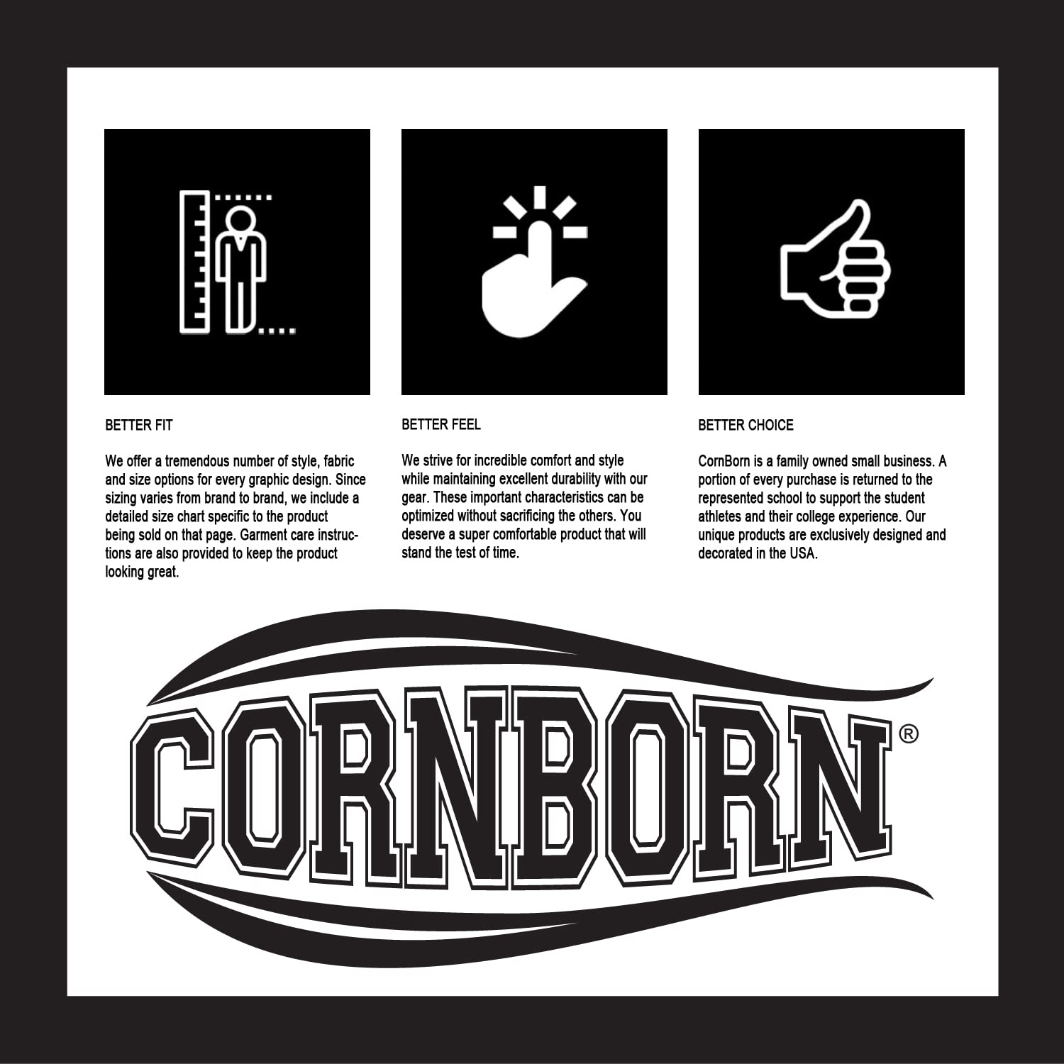 CornBorn Utah T-Shirts | Utes Fan Apparel | Soft Cotton Tee Shirts for Men & Women | Perfect for Game Day, Tailgating & College Pride