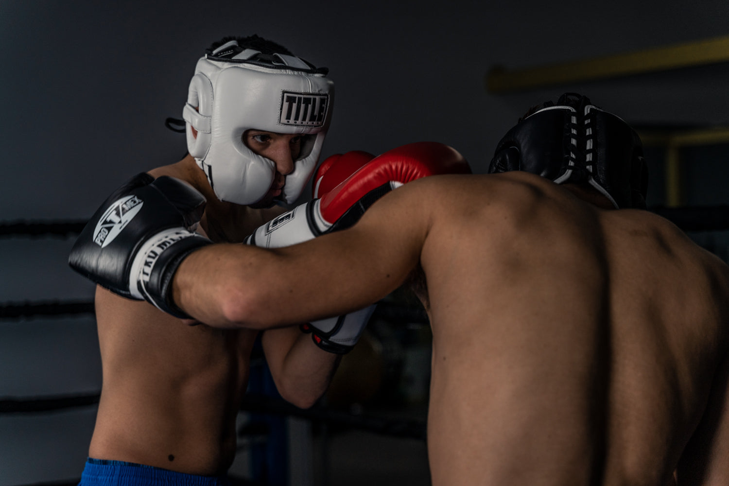 TITLE Boxing Headgear & Groin Protector Set - Premium MMA Sparring Gear for Men & Women - Perfect for Boxing, Kickboxing & Martial Arts Training