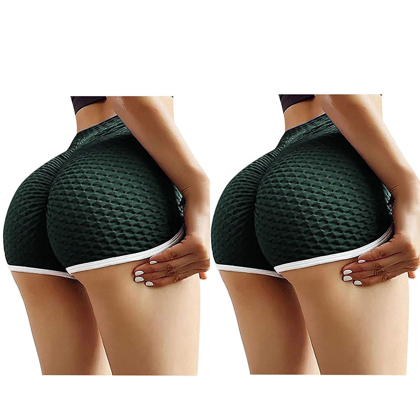 Women's Denim Shorts & 2-Piece Basic Bike Shorts - High Waisted Compression Workout Leggings for Yoga, Running & Activewear | Gym, Lounge & Summer Outfits