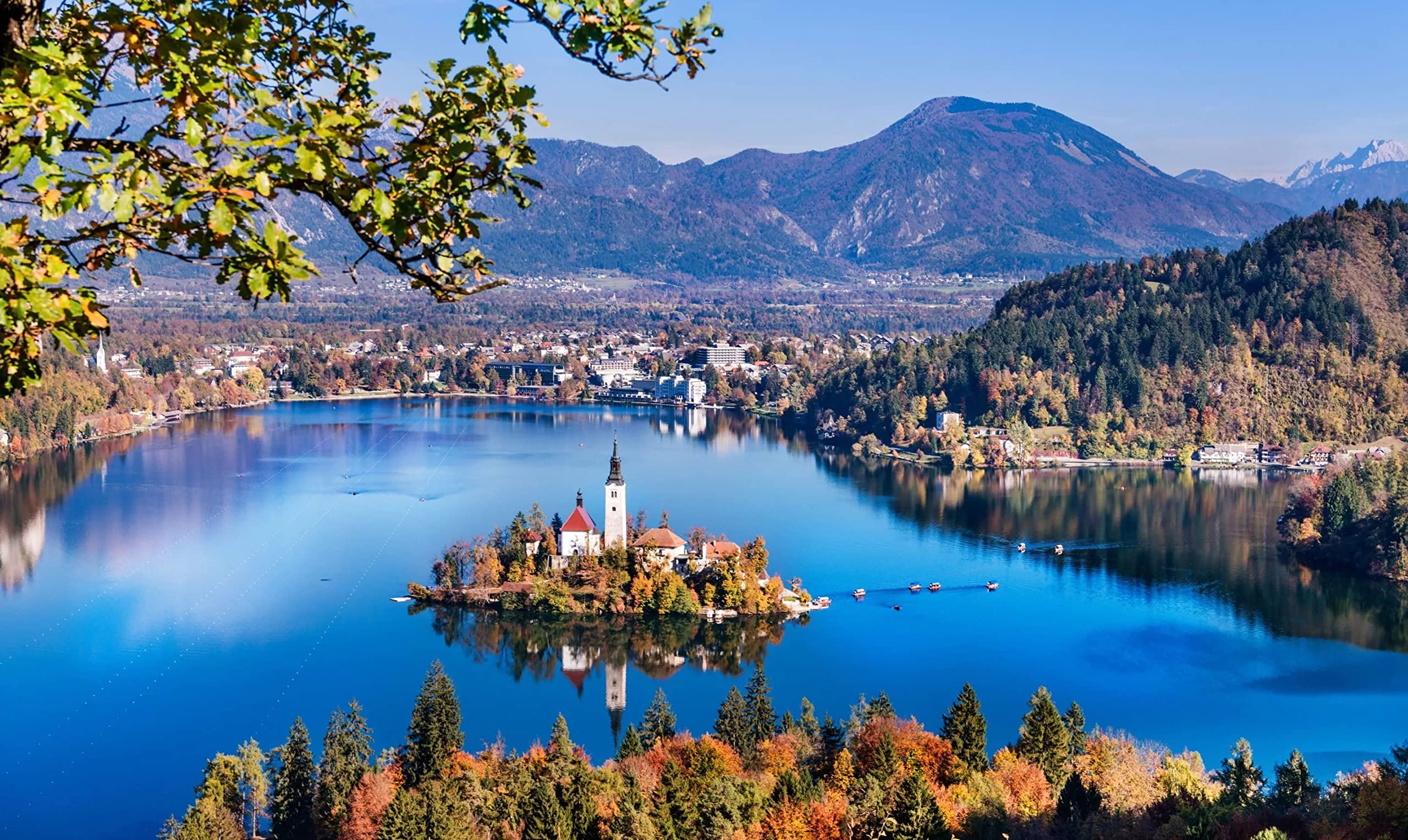 1000-Piece Lake Bled Slovenia Wooden Jigsaw Puzzle - Stunning Nature Scenery Puzzle for Adults & Teens - Perfect for Family Game Night, Stress Relief & Home Decor