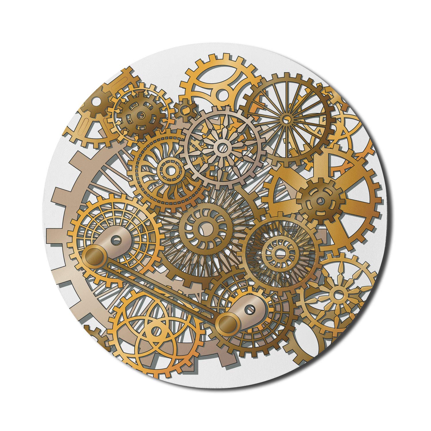 Steampunk Mechanical Gears Mouse Pad - 8