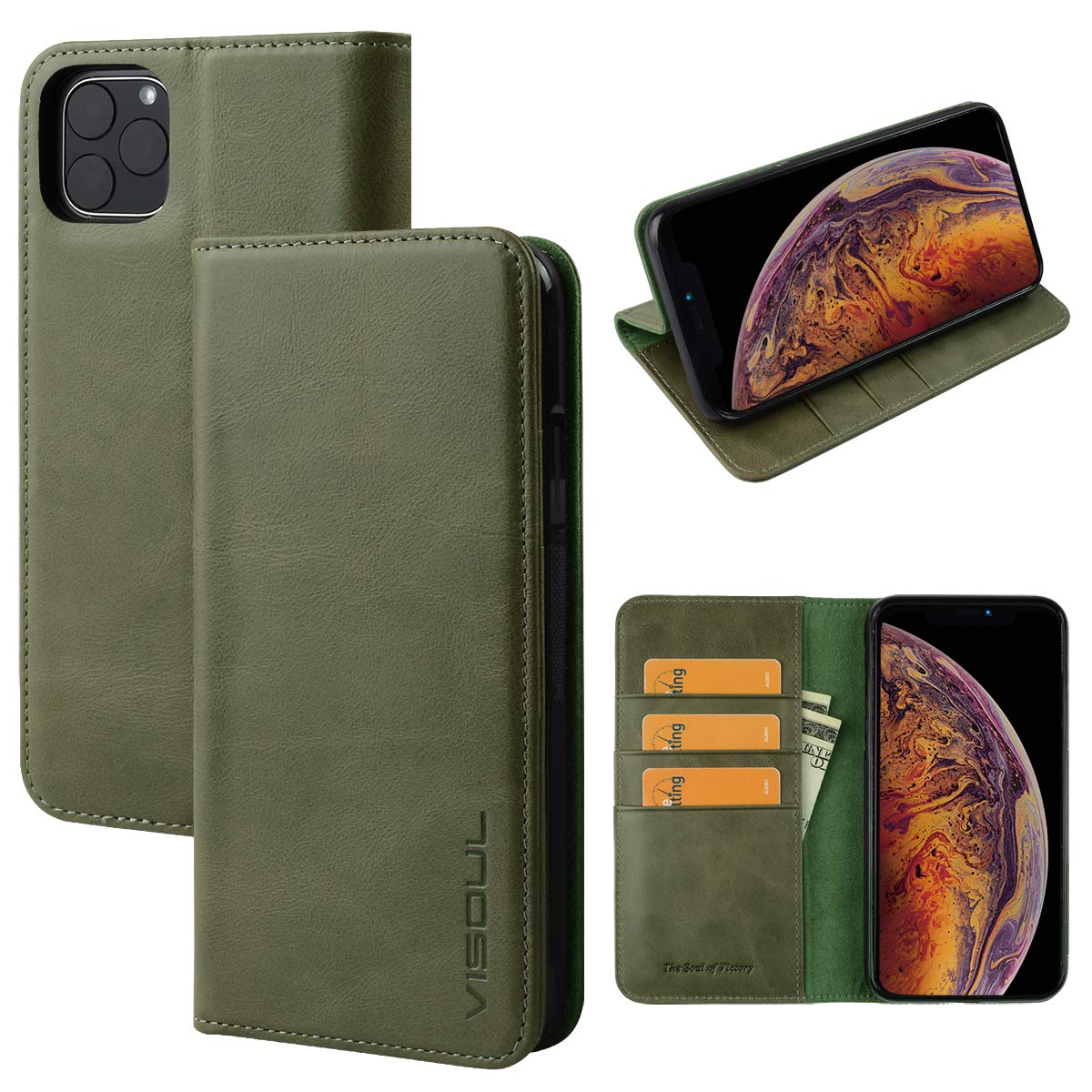 Premium Magnetic Wallet Case for iPhone 11 Pro Max (6.5