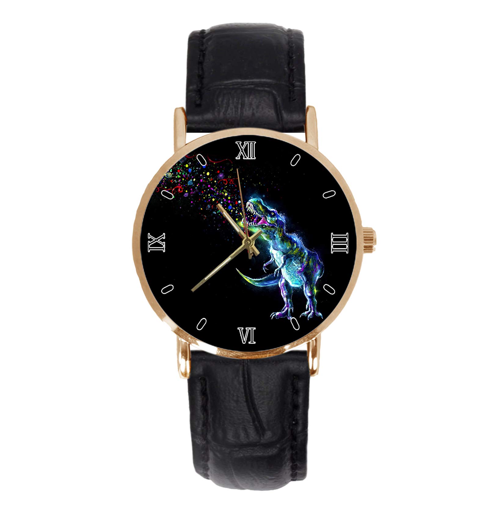 **Stylish Unisex Analog Quartz Watch - Stainless Steel Dial & Leather Strap - Perfect for Casual, Business & Everyday Wear**