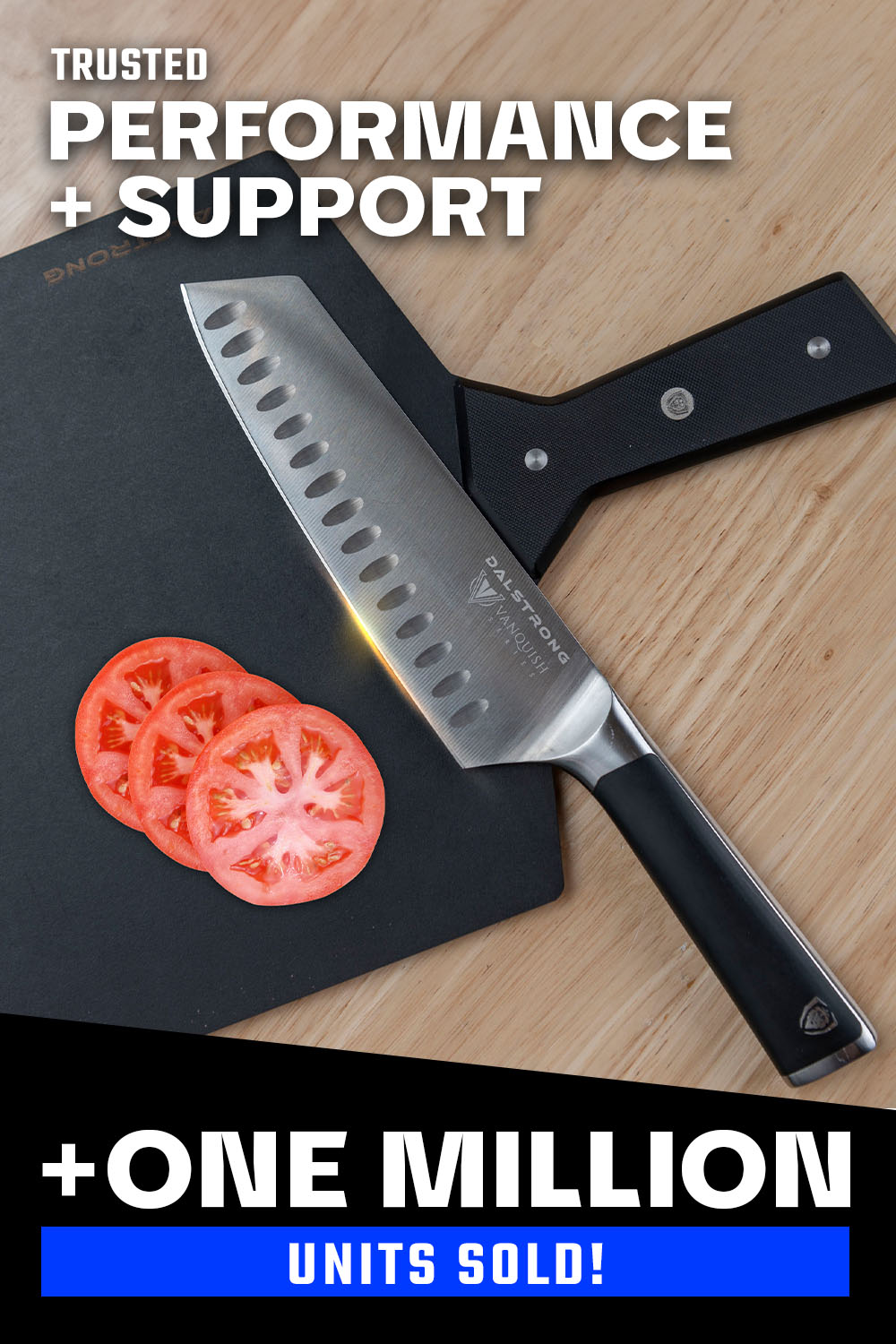 Dalstrong Vanquish Series 7-inch Santoku Knife - NSF Certified Japanese Kitchen Knife for Slicing, Dicing & Mincing | Perfect for Home Chefs & Professional Kitchens