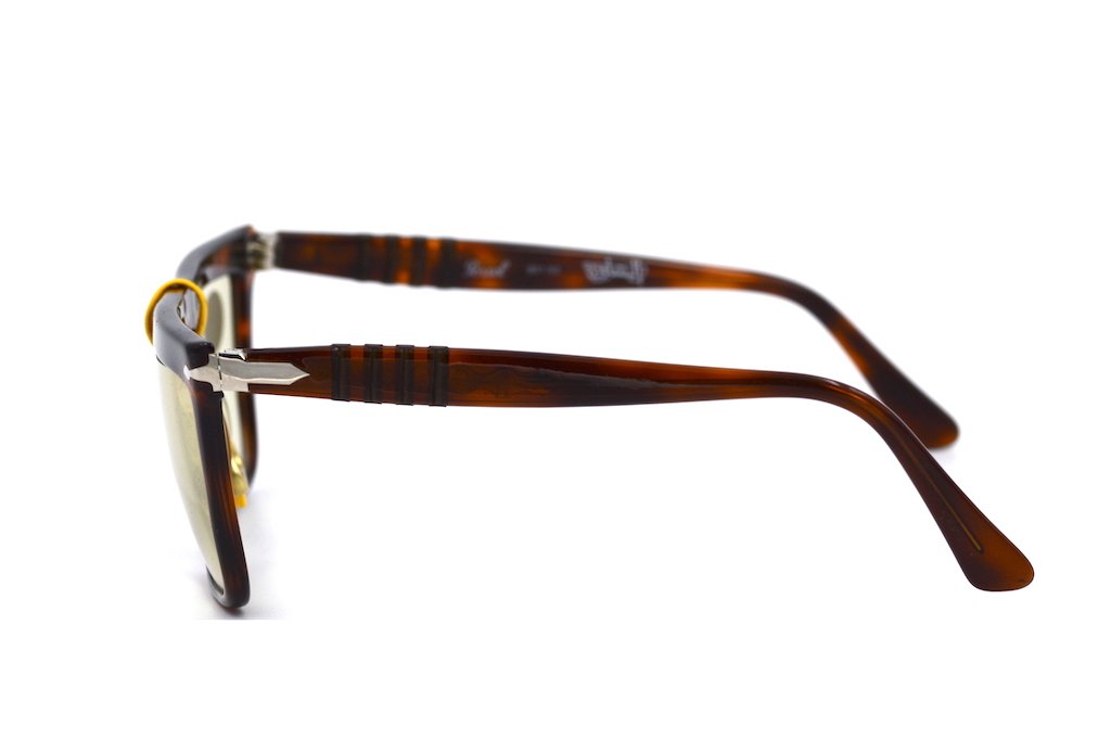 Persol Ratti 801/52 Persolmatic Sunglasses - Classic Italian Designer Shades for Men & Women | UV Protection, Polarized Lenses | Perfect for Driving, Travel & Outdoor Activities