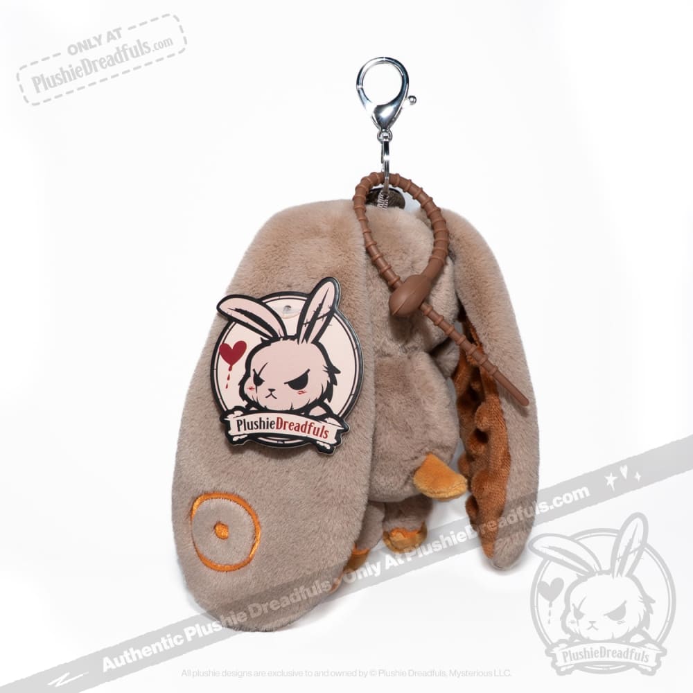 Gold Autism Awareness Rabbit Plush Keychain - Soft Plushie Dreadfuls Stuffed Animal Toy for Kids & Adults - Perfect for Backpacks, Gifts & Sensory Support