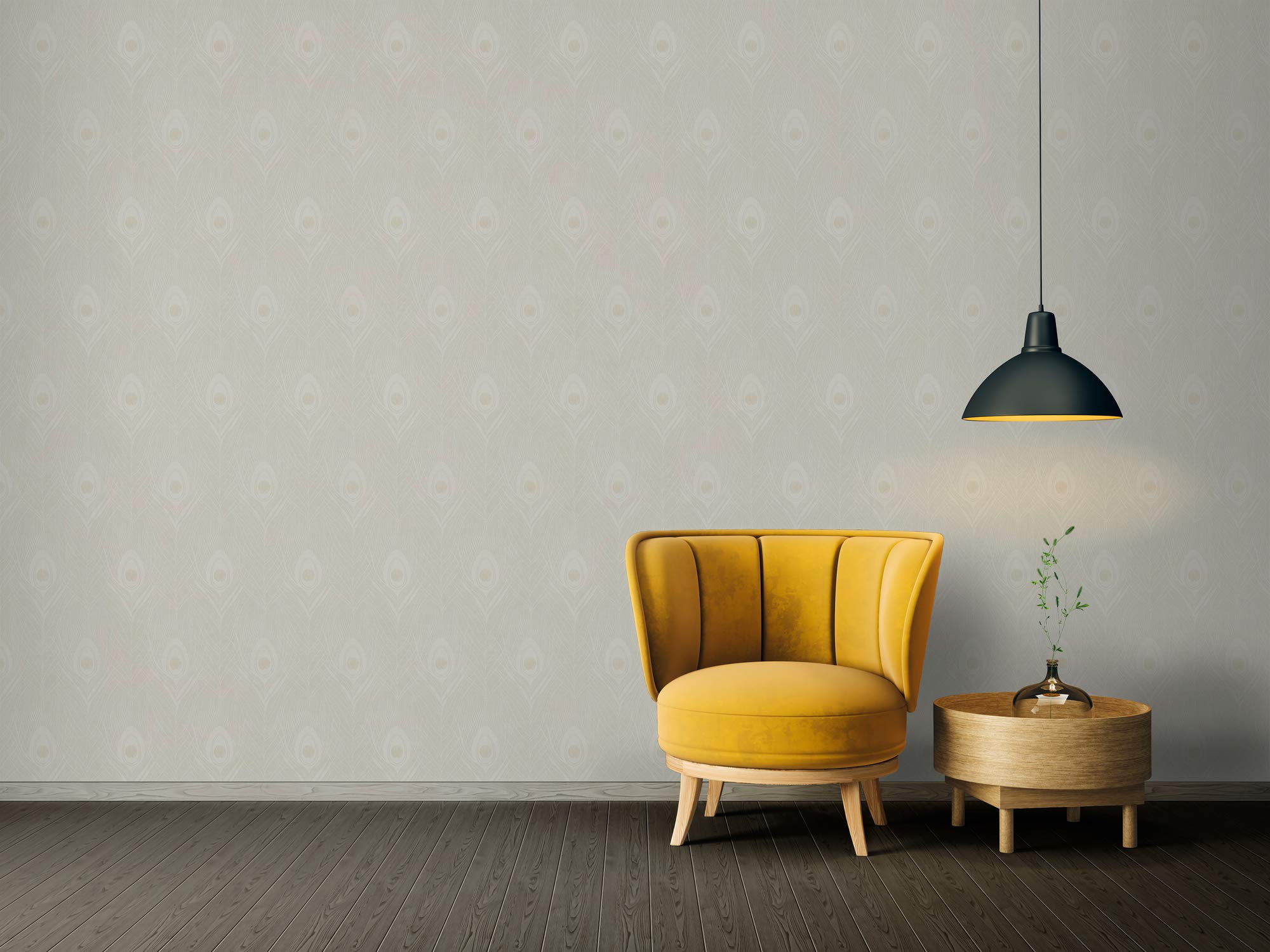 Absolutely Chic 36971-1 Non-Woven Wallpaper for Modern Home & Office - Premium Architectural Design Wall Covering for Living Room, Bedroom, Dining Area & Commercial Spaces