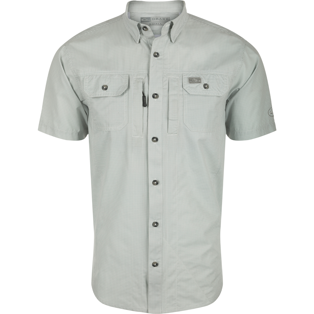 Frat Houndstooth Check Button Down Short Sleeve Shirt for Men - Stylish Casual & Party Wear - Perfect for College, Bar Nights & Summer Outings
