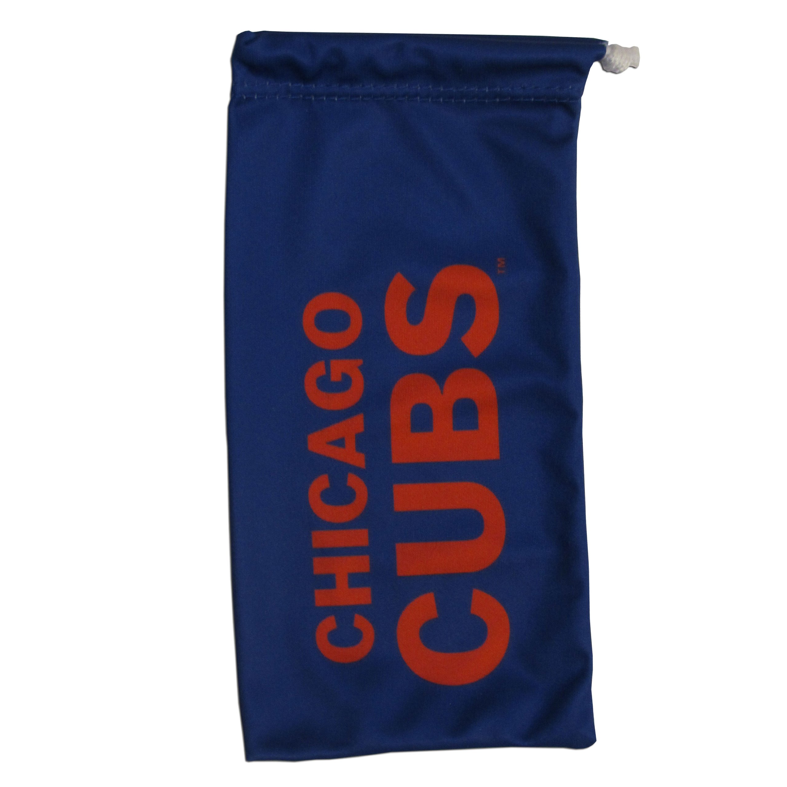 Chicago Cubs MLB Microfiber Eyewear Pouch - Sunglasses Case for Baseball Fans - Perfect for Games, Travel & Sports Accessories Storage