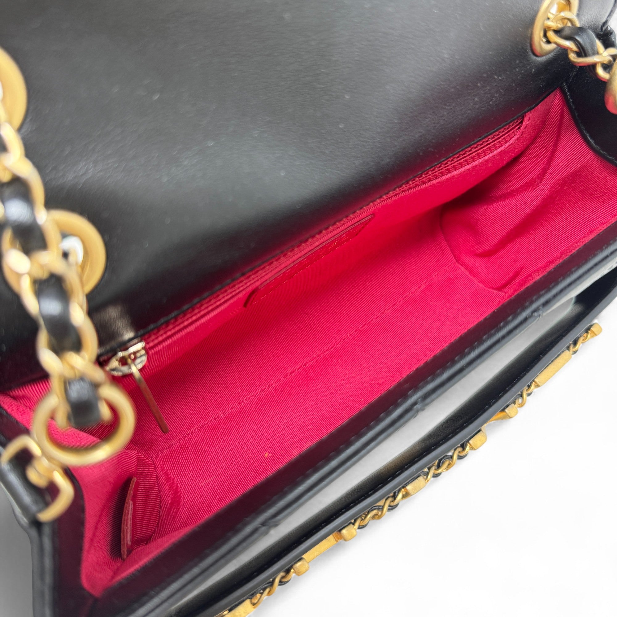 Chanel Black Small Enchained Bag - Luxury Crossbody Bag for Women | Perfect for Evening Parties, Date Nights & Special Occasions