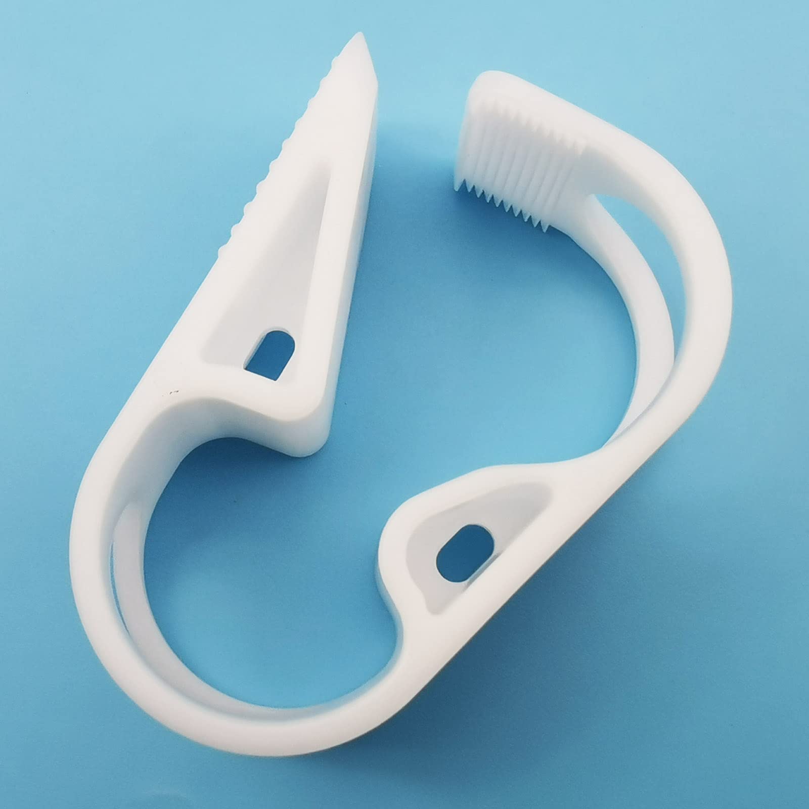 50PC 18-25mm (0.7-1 Inch) Adjustable Plastic Hose Clamps - Heavy Duty Flow Control Pinch Valve Clips for Tubing, Laboratory, Industrial & Garden Use - Perfect for Watering Systems, IV Lines & Fluid Transfer