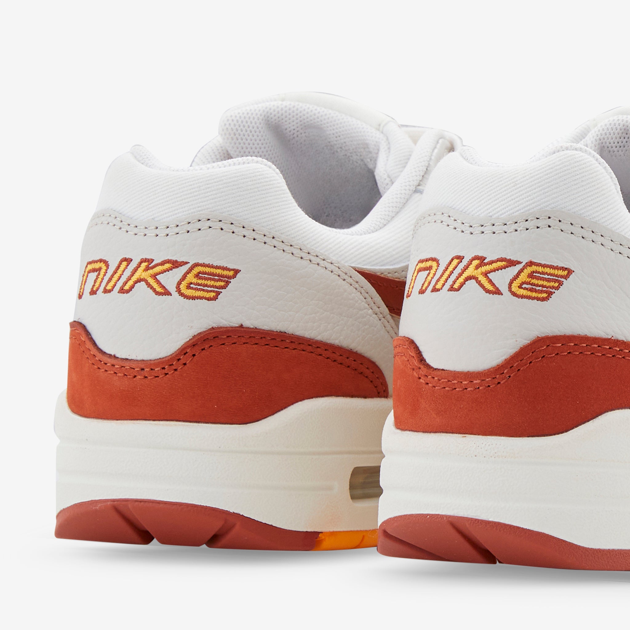 Nike Women's Air Max 1 LX Sneakers in Sail/Rugged Orange/Lt Orewood Brown - Comfortable Running Shoes for Women, Perfect for Jogging, Gym & Casual Wear