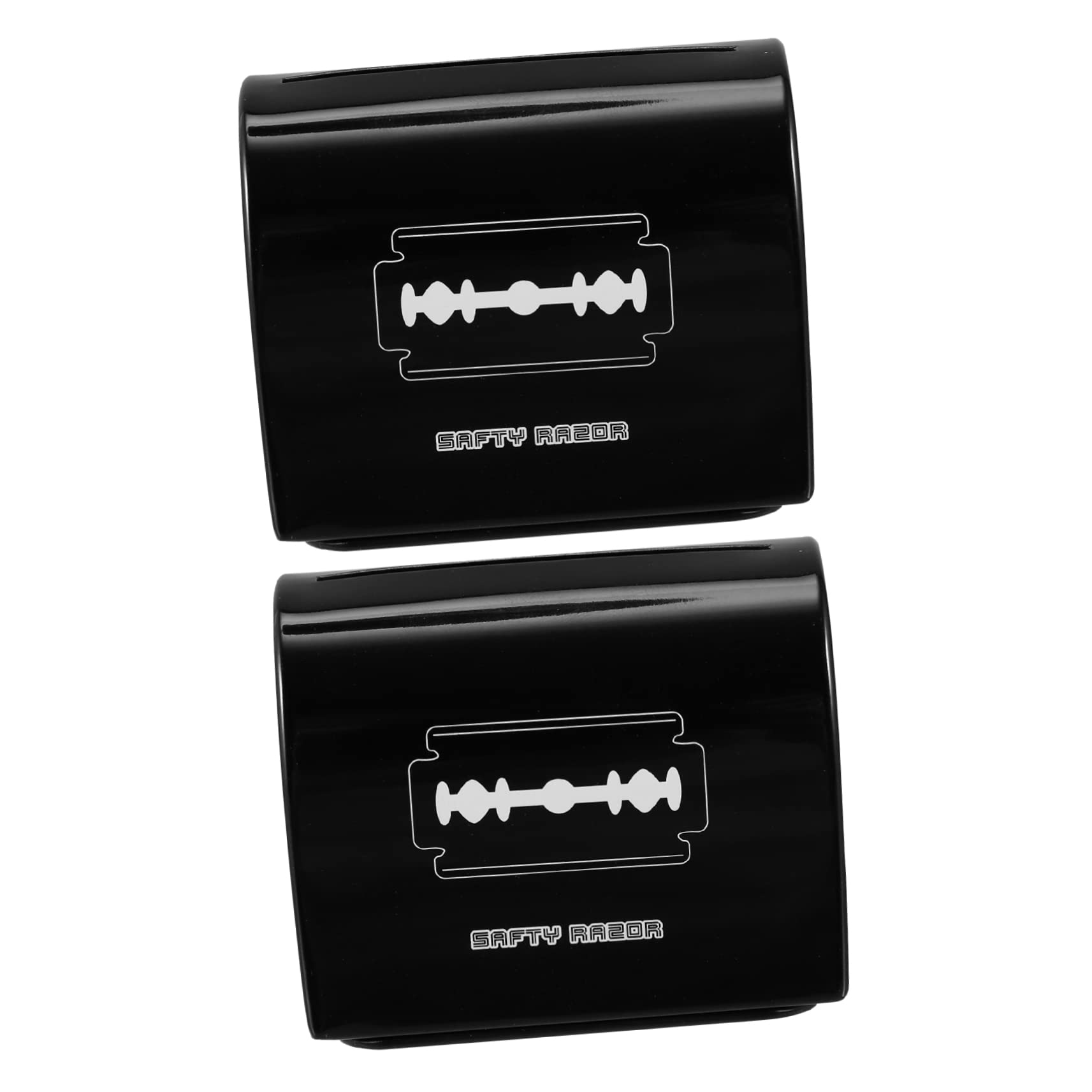 FOMIYES Metal Razor Blade Storage Box - Compact Disposable Razor Blade Dispenser for Barber Shops & Salon - Safe & Durable Blade Organizer for Shaving, Hair Cutting & Grooming Tools