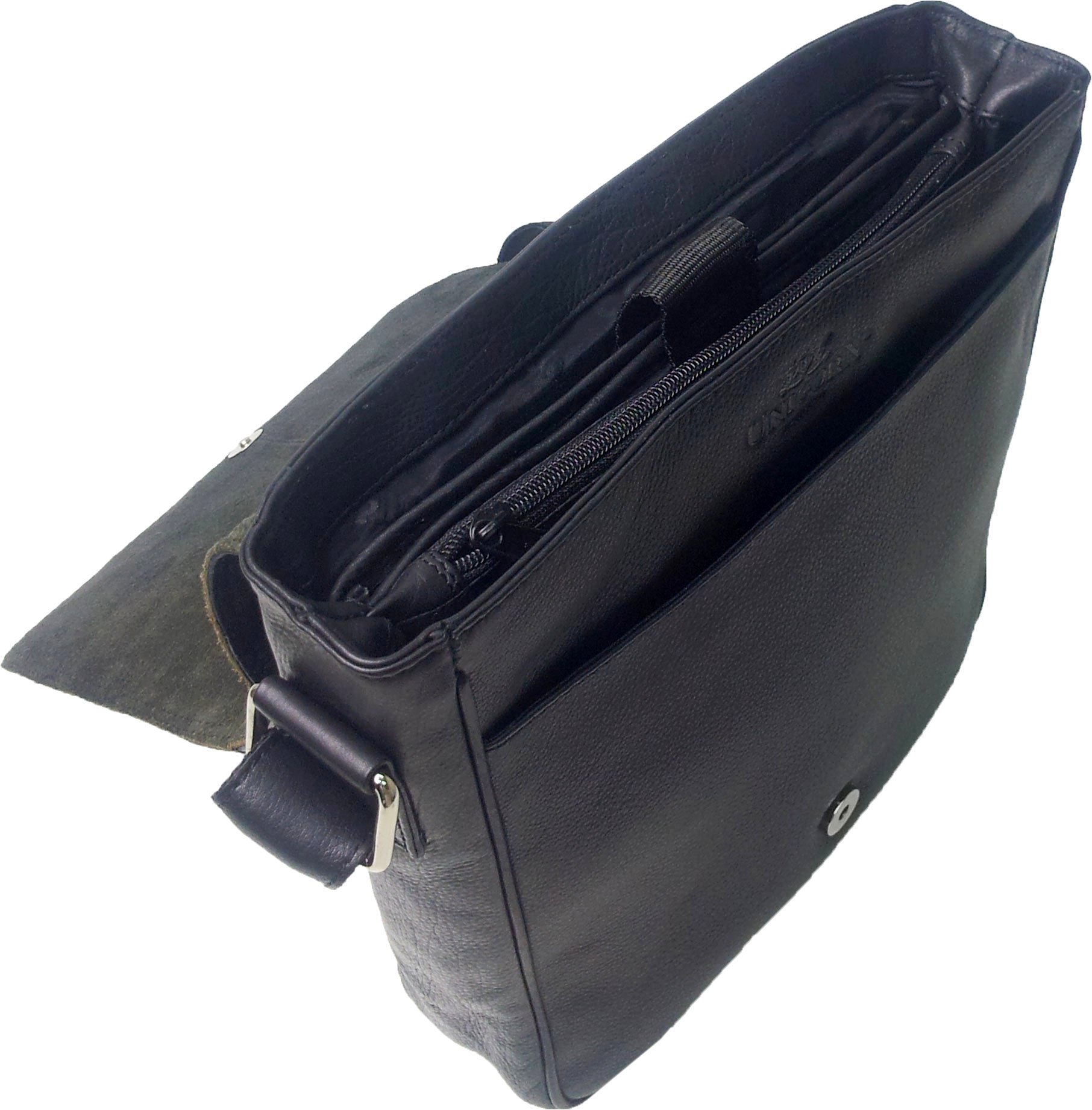 Premium Genuine Leather Unicorn Print Messenger Bag for iPad, Ebook & Tablets - Stylish & Durable Crossbody Bag for Work, School & Travel #3G