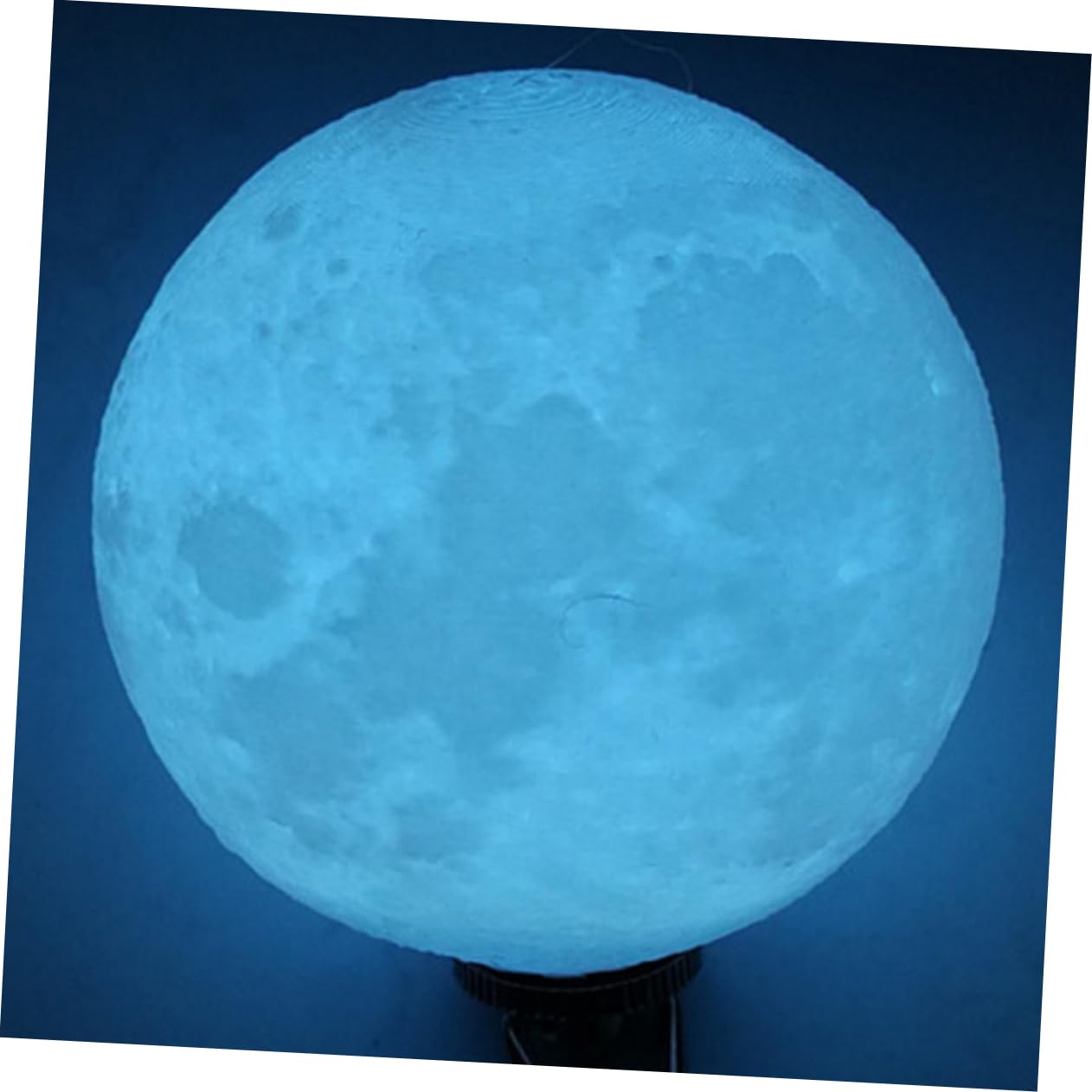 UKCOCO 3-Pack LED Moon Night Light Keychain - 3D Glow in The Dark Keyring, Portable Moon Lamp for Keys, Backpacks & Gifts - Perfect for Camping, Travel, Home Decor & Emergency Lighting