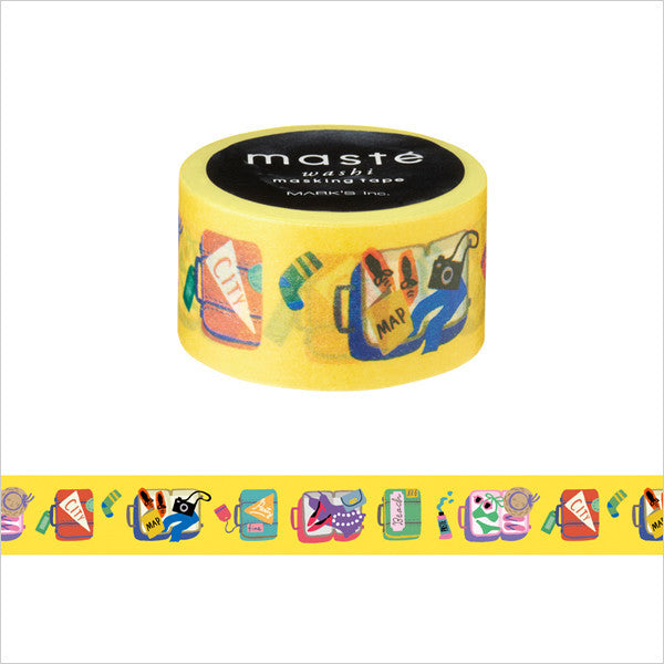 Stylish Washi Tape for Luggage & Suitcases - Decorative Travel Accessories for Scrapbooking, DIY Crafts & Gift Wrapping