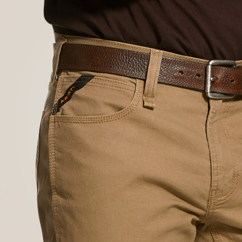 Durable M4 Low Rise Rebar Work Pants - Stackable Straight Leg Stretch Denim for Construction & Outdoor Work | Heavy Duty Comfort & Mobility