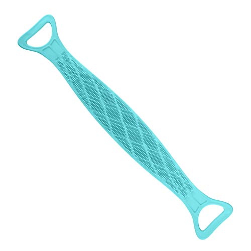 Premium Silicone Body Scrubber & Exfoliating Towel - Back Scrubber for Deep Cleansing, Dead Skin Removal & Relaxing Massage | Ideal for Shower, Spa & Home Bath Care (Color: B)