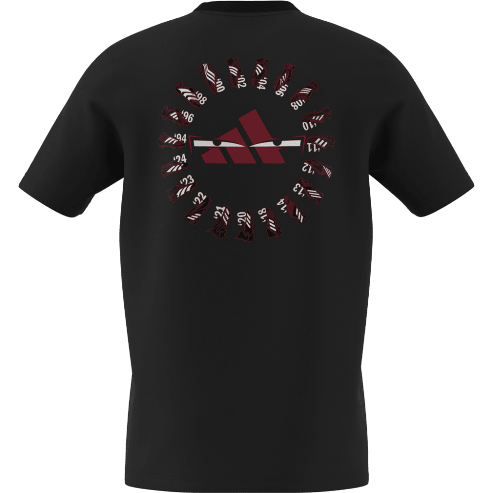 Adidas Predator History Graphic T-Shirt for Men - Black Soccer Jersey - Perfect for Football Fans, Training & Casual Wear