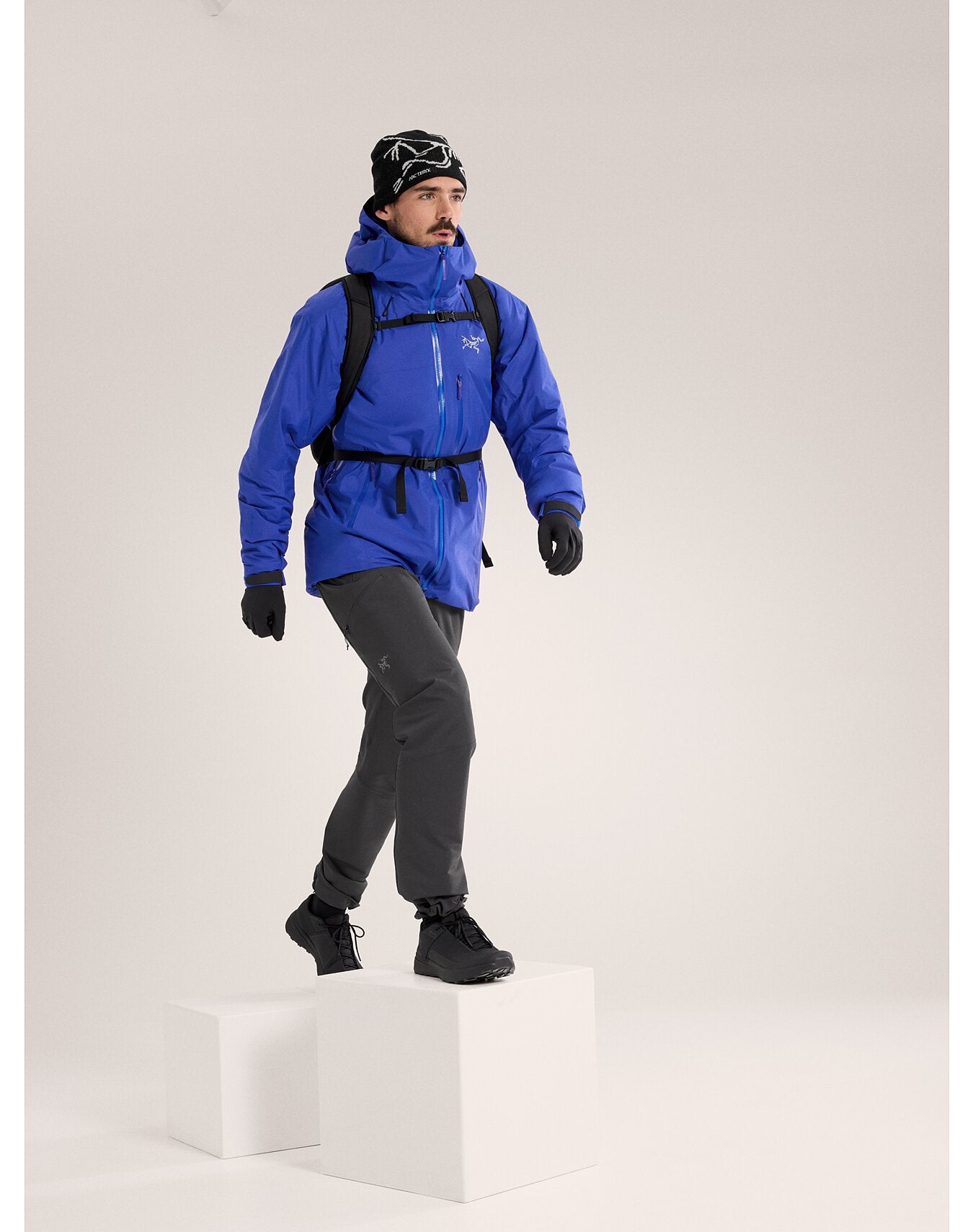 Men's Beta Insulated Jacket - Lightweight Waterproof Winter Coat for Hiking & Outdoor Activities - X000008885