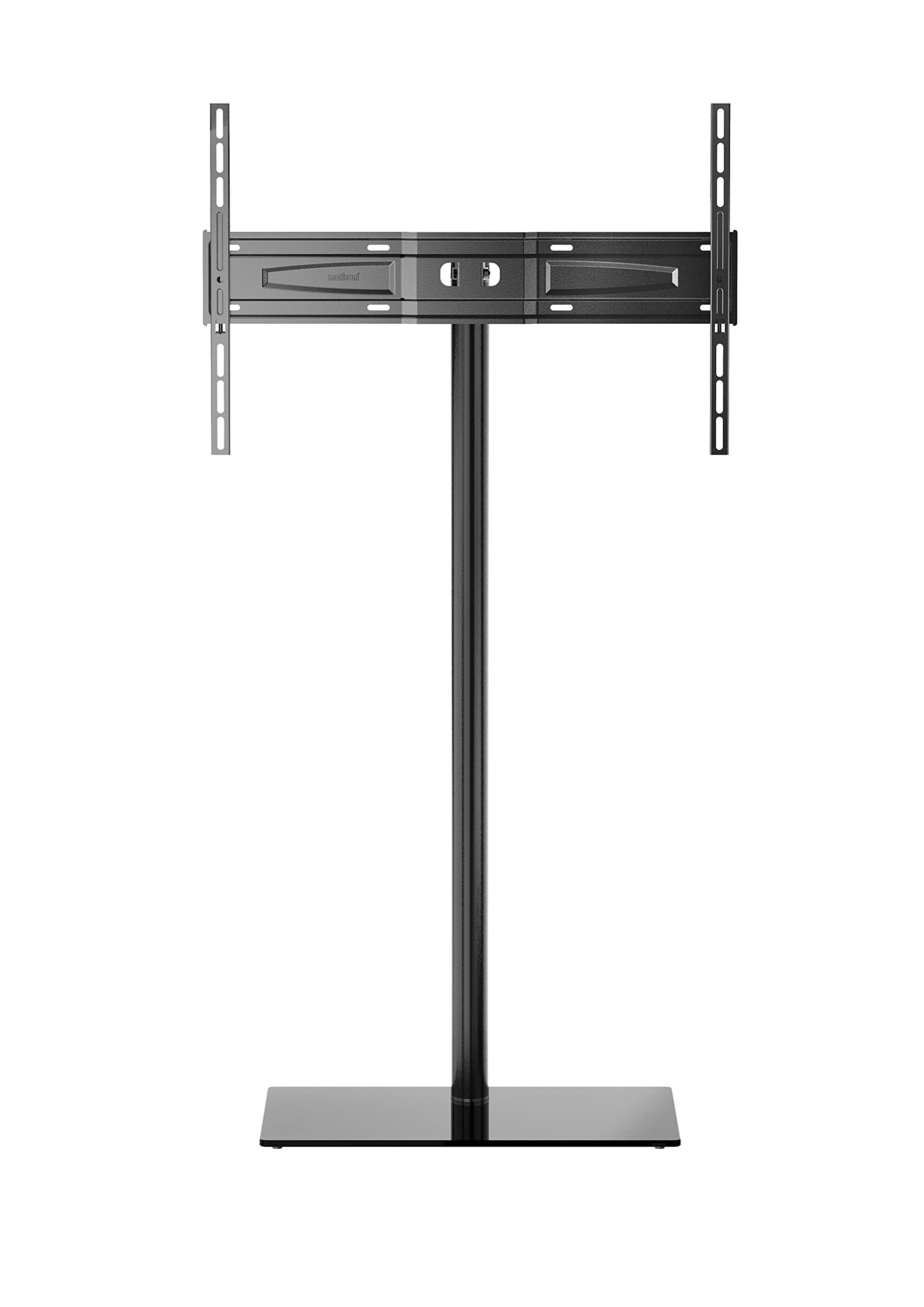 Meliconi El Soporte 600 Floor TV Stand - Adjustable Horizontal & Vertical TV Mount, No Wall Drilling Needed | Perfect for Living Rooms, Bedrooms & Home Theaters