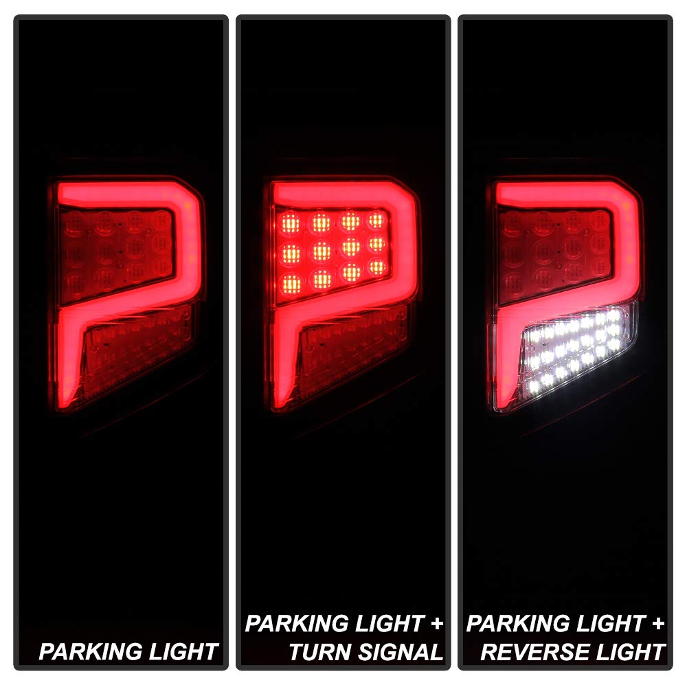 ACANII LED Tube Tail Lights Brake Lamps Pair Set for 2016-2021 Nissan Titan & Titan XD (Non-LED OEM Replacement) - Enhanced Night Visibility & Style Upgrade for Pickup Trucks