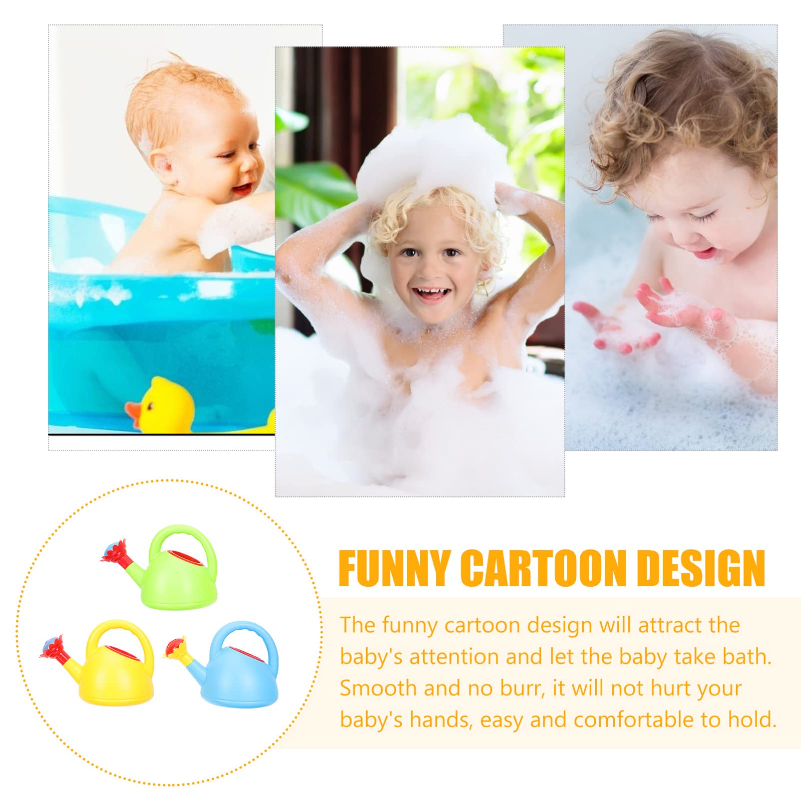 VICASKY 9-Piece Watering Can Set with Lid - Small Pitcher & Water Play Toy for Kids - Durable PP Material - Perfect for Outdoor Play, Bath Time & Sensory Learning Activities