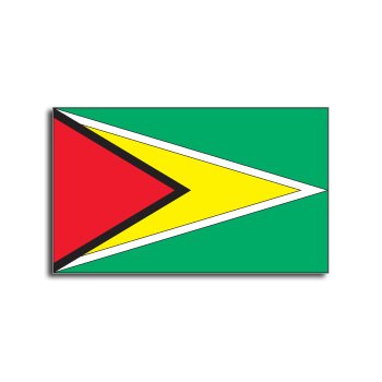 GRAPHICS & MORE Guyana Flag Decal - Premium Vinyl Sticker for Windows, Bumpers, Laptops - Perfect for Cars, Laptops, Water Bottles & Travel Accessories