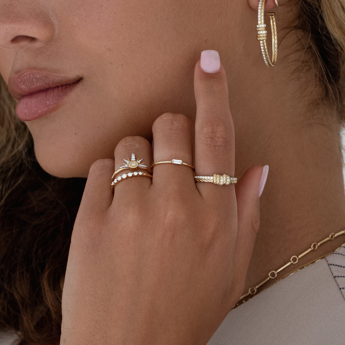 Heavenly Flare Ring - Elegant Cubic Zirconia Statement Ring for Women | Perfect for Evening Parties, Date Nights & Special Occasions
