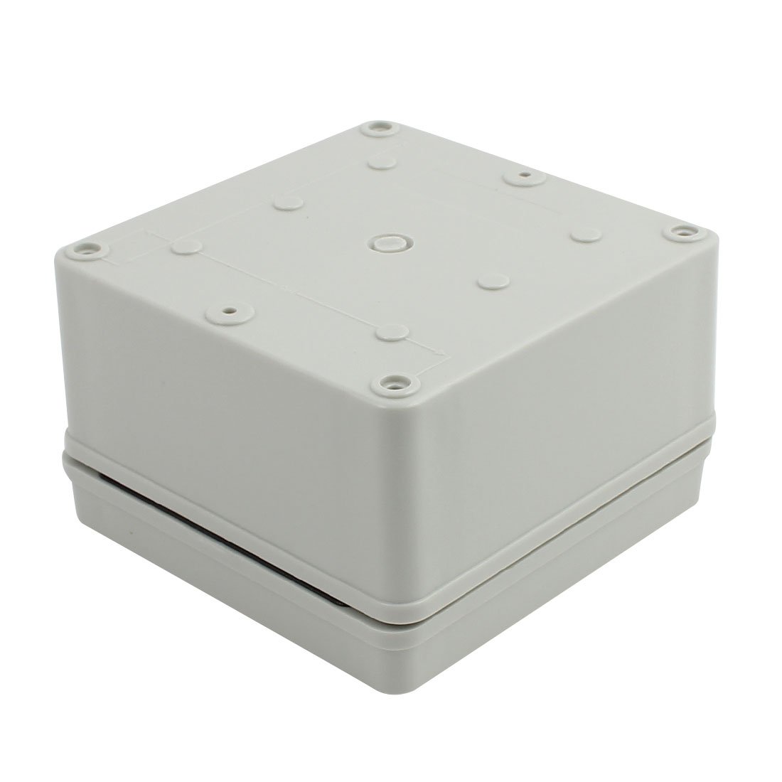 125mm x 125mm x 75mm Waterproof Electrical Junction Box - Gray PVC Enclosure for Conduit & Wiring Fittings | Outdoor DIY Electrical Projects, Garden Lighting & Home Wiring Protection