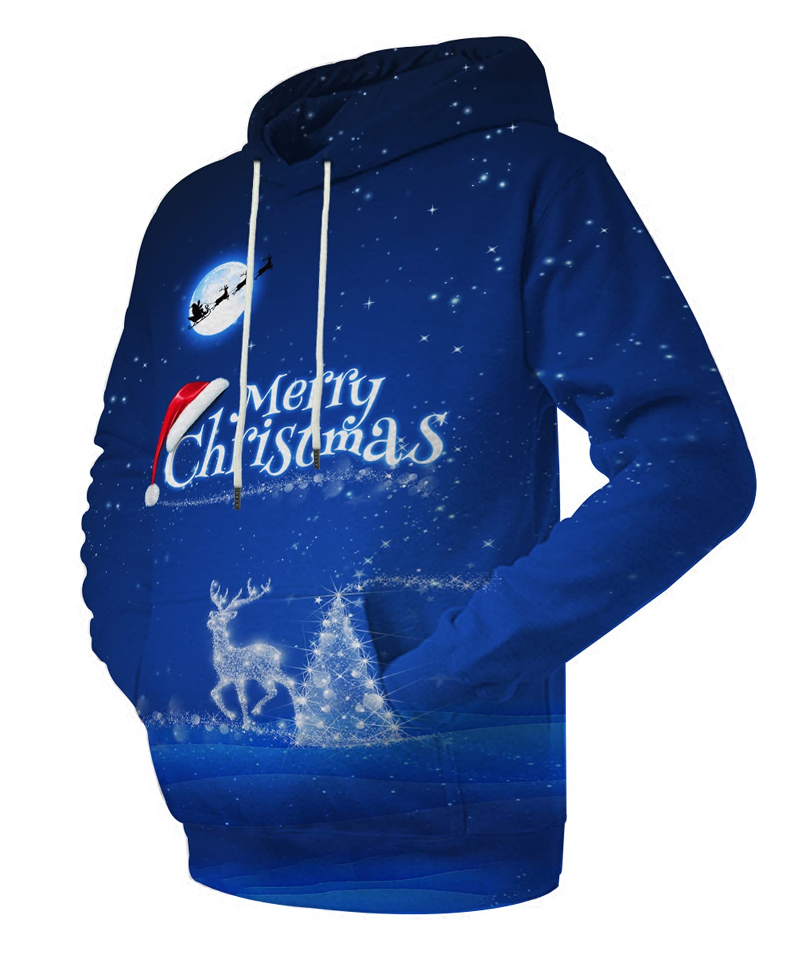 LAIDIPAS 3D Graphic Hoodie for Men & Women - Cool Pullover Hooded Sweatshirt with Pocket - Perfect for Streetwear, Casual Outfits & Gifts