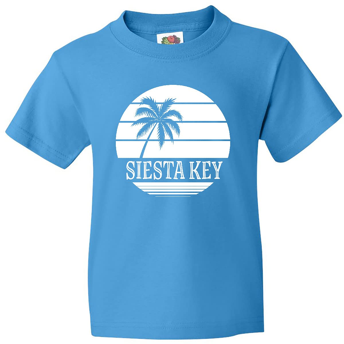 Inktastic Siesta Key Florida Beach Trip Youth T-Shirt - Comfortable Vacation Shirt for Kids, Boys & Girls - Perfect for Beach Trips, Family Vacations & Summer Outings