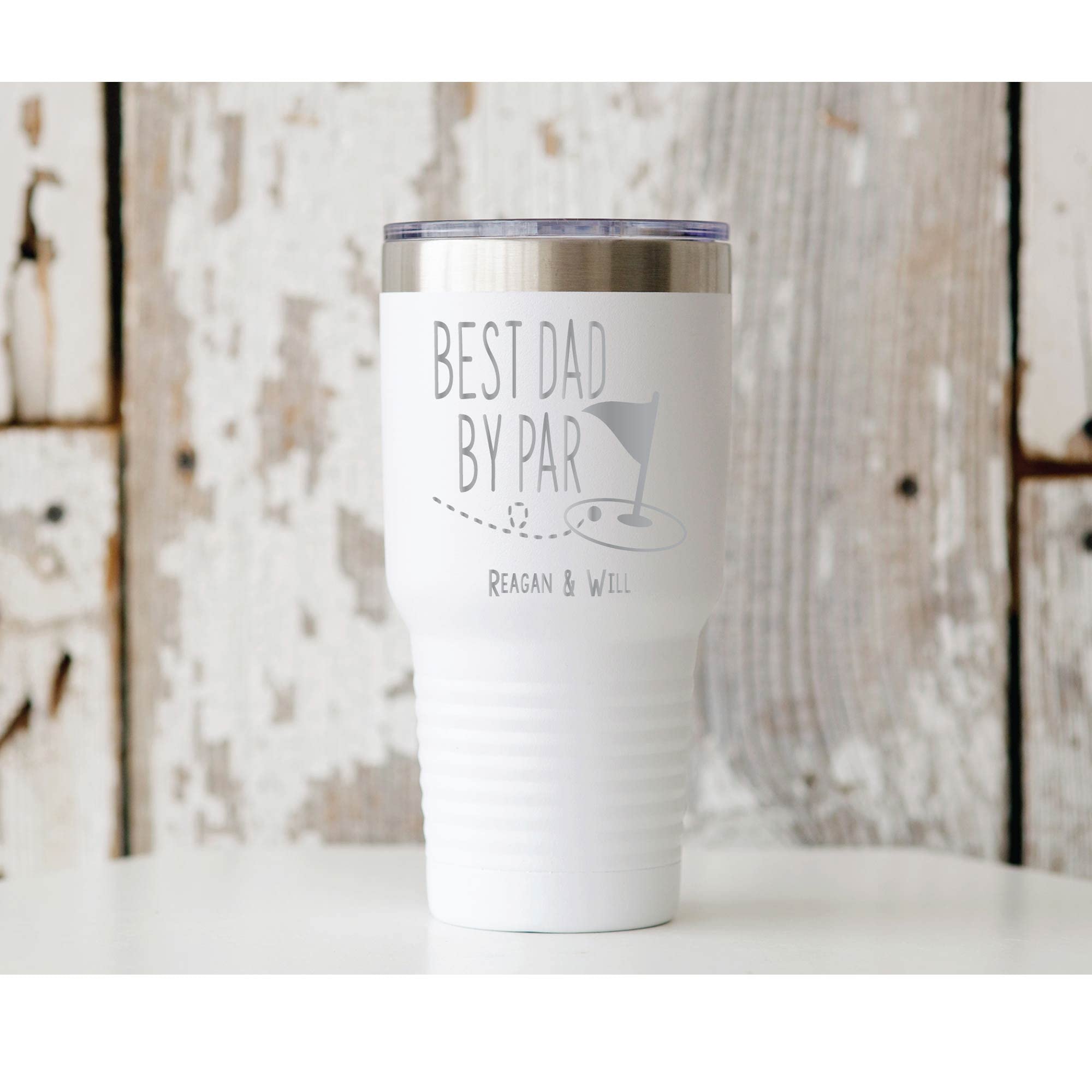 AVITO Personalized Golf Pun Tumbler - 30oz Stainless Steel Vacuum Insulated Cup with Lid & Laser Engraving - Perfect for Golfers, Office, Travel & Outdoor Activities