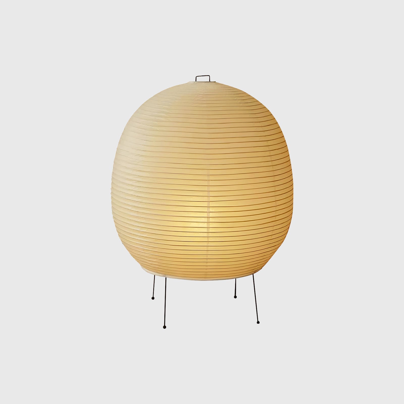 Handmade Rice Paper Lantern Table Lamp - Asian Style Decorative Lighting for Bedroom, Living Room & Dining Room - Perfect for Boho, Zen & Home Decor