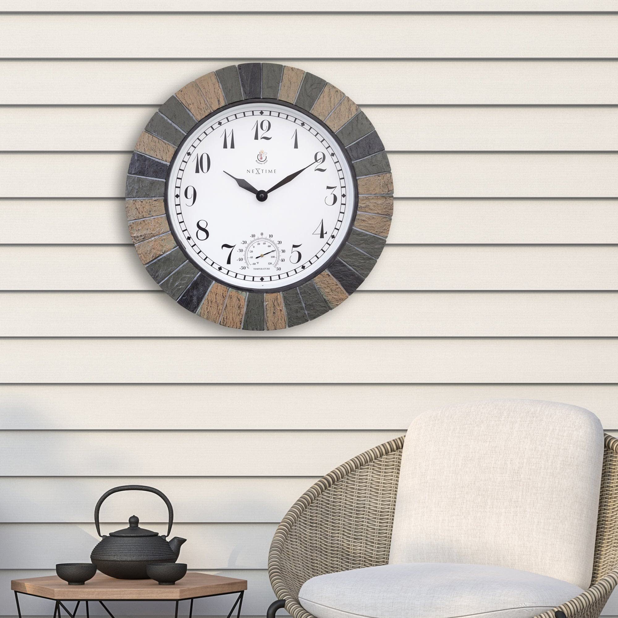 NexTime Modern Wall Clock - Green, Silent Non-Ticking, Battery Operated - Perfect for Living Room, Bedroom, Office & Classroom Decor
