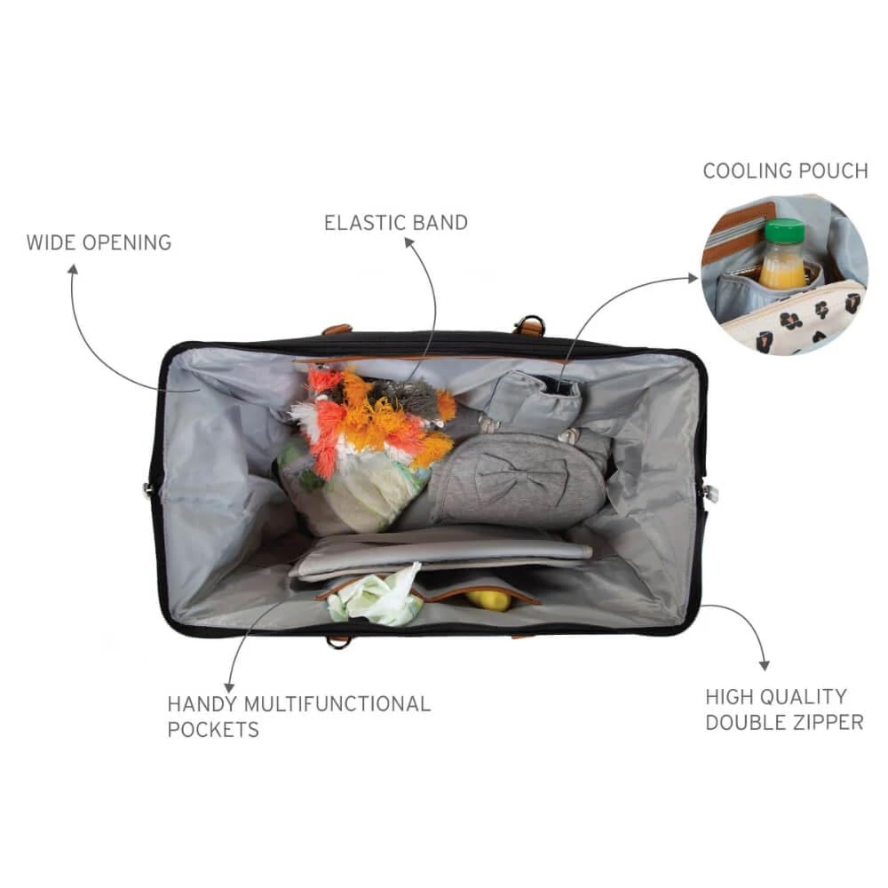 **The Original Mommy Bag - Large Baby Diaper Bag & Hospital Travel Tote for Moms | Stylish Black Gold Design | Perfect for Maternity, Newborn Care & On-the-Go Parenting**    *(Note: This optimized title includes keyword variations, highlights key features, and adds usage scenarios while maintaining SEO-friendly formatting.)*