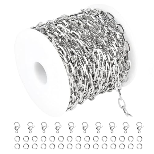Oval Paperclip Silver
