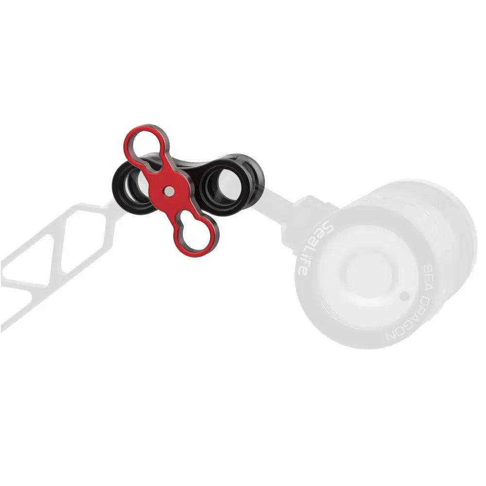 Sealife Flex Connect 1 Inch Ball Clamp - Universal Mounting Solution for Underwater Cameras, Lights & Scuba Gear - Perfect for Diving, Snorkeling & Marine Photography