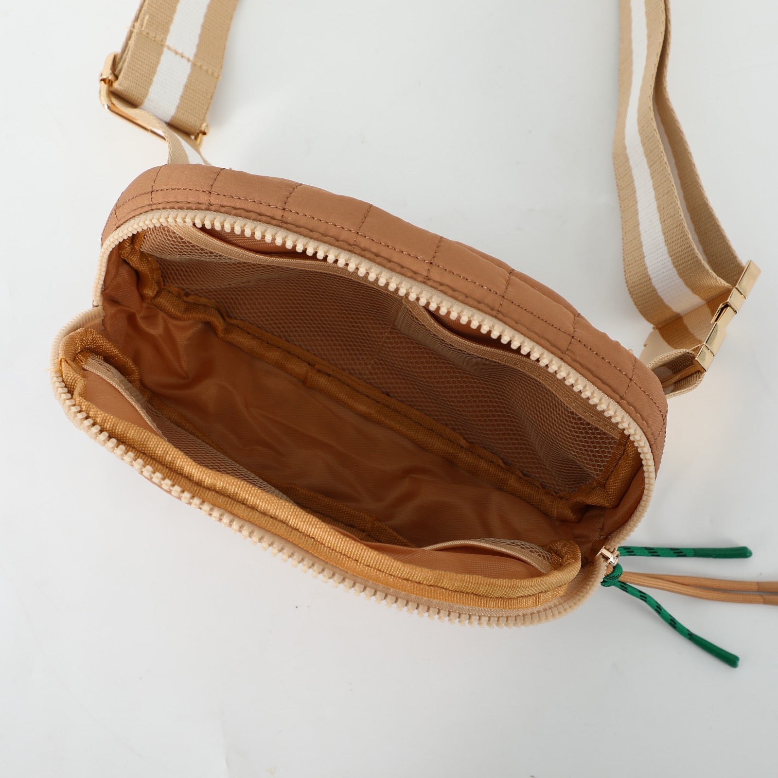 Quilted Belt Bag for Women - Stylish Crossbody Fanny Pack with Adjustable Strap - Perfect for Travel, Running, Hiking & Everyday Use