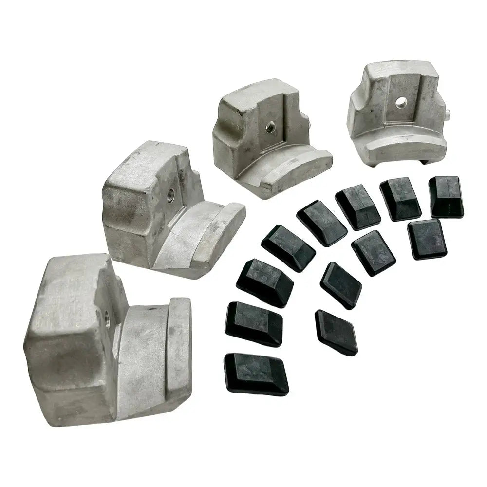 Cemb CCF100100 Alloy Rim Jaw Protectors for CM27T - 4 Pack - Durable Wheel Protection for Heavy-Duty Trucks & Trailers