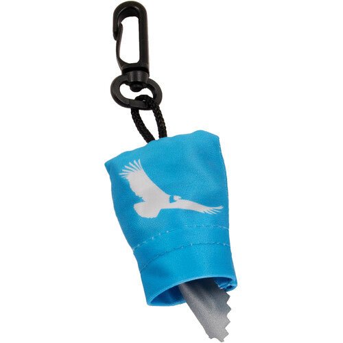 Kondor Bluw Microfiber Lens Cleaning Cloth with Pouch & Clip - Premium Camera, Glasses, and Screen Cleaning Cloth for Photographers, Eyewear Users & Electronics
