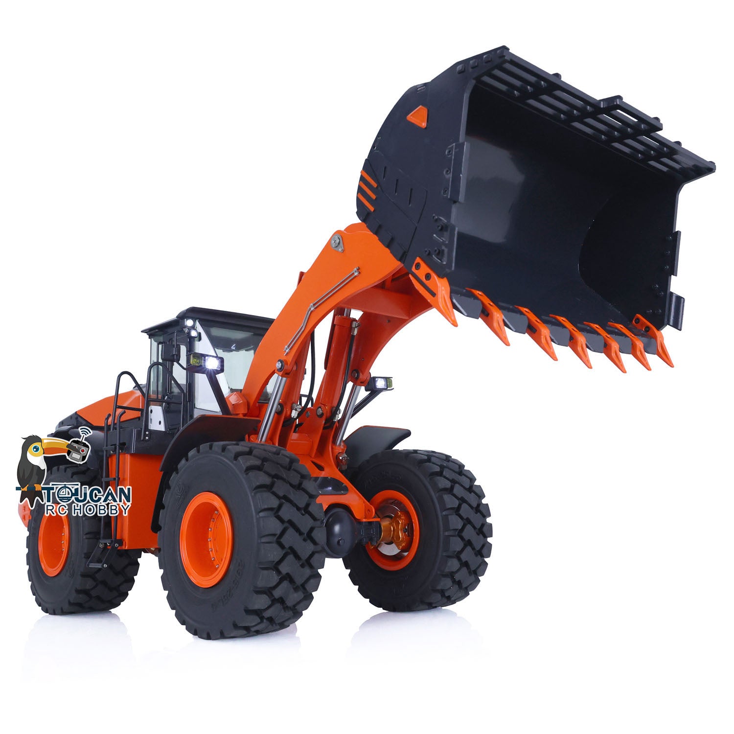 1/14 Scale Hydraulic RC Loader ZW370 JDM 198 - Remote Control Metal Construction Truck with New Sound Module - Realistic Model for Construction Site Play & Collectors