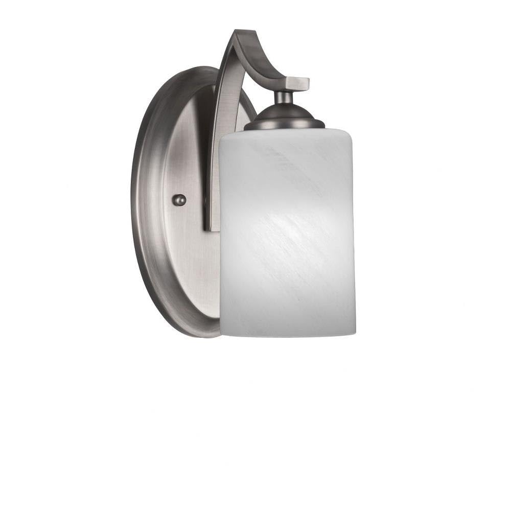 Zilo 1 Light Wall Sconce in Graphite - Modern Industrial Wall Light Fixture for Bedroom, Living Room & Hallway (551-GP-3001)
