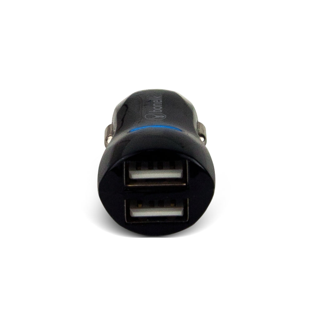 Bonelk Dual USB Car Charger Fast Charging 4.8A Black - Perfect for Road Trips & Long Drives