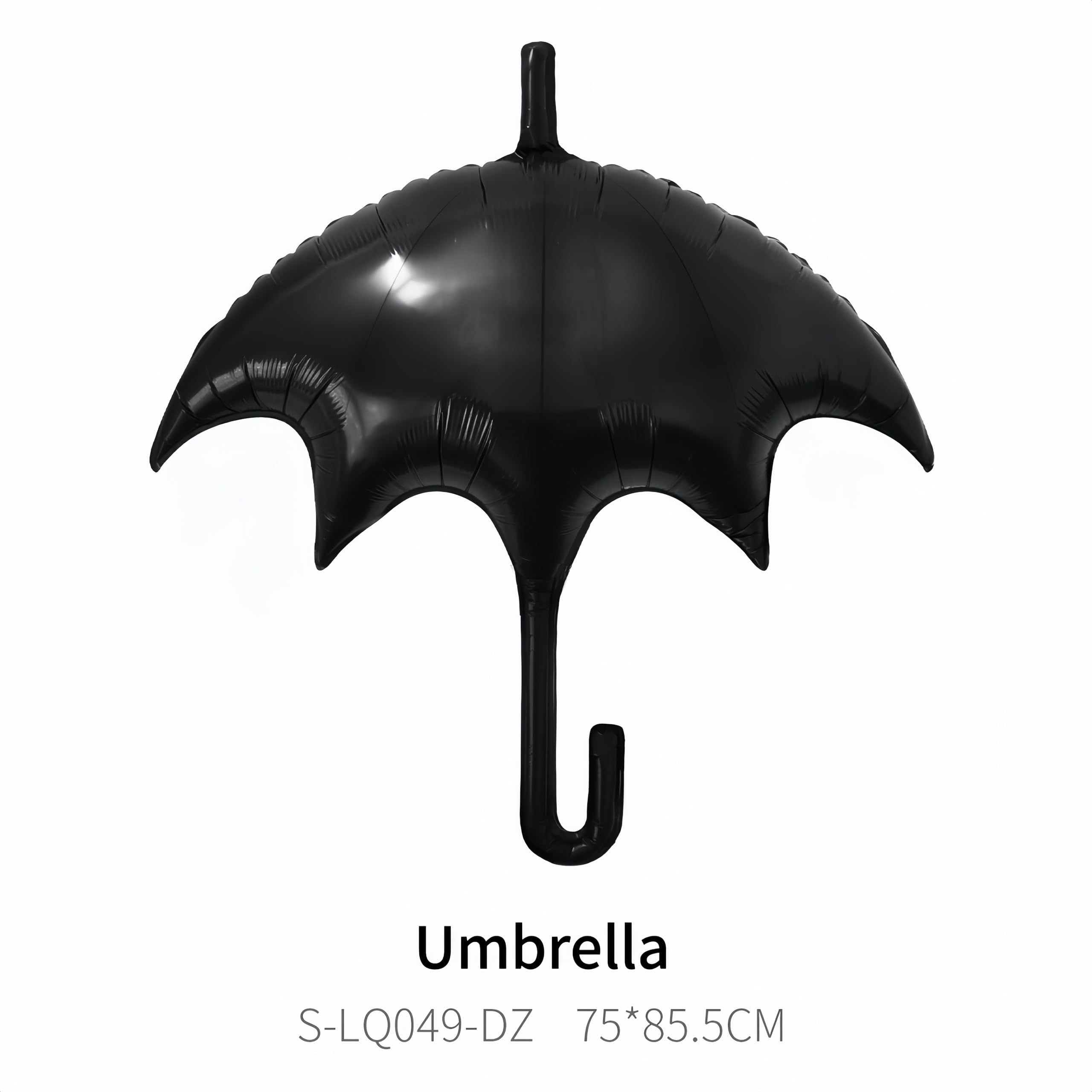 5Pcs Wednesday Addams Black Balloon Umbrellas - Funeral Decorations, Birthday Party Supplies for Wednesday Addams TV Series Fans - Perfect for Halloween, Gothic Parties, and Themed Celebrations